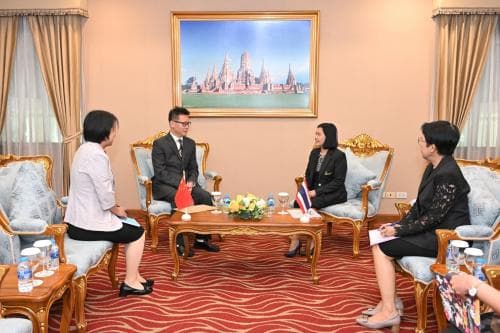 กระทรวงการท่องเที่ยวและกีฬา หารือสถานเอกอัครราชทูตจีน ประจำประเทศไทย กระชับความร่วมมือด้านการท่องเที่ยวไทย–จีน