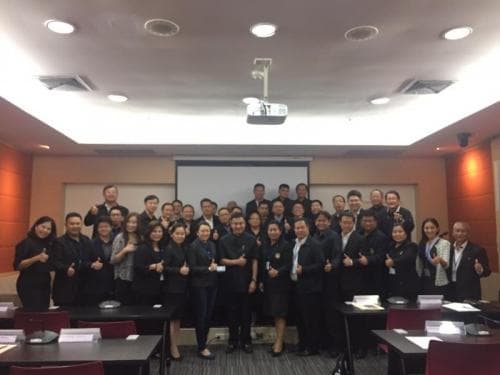 ปลัดกระทรวงฯ เป็นวิทยากรบรรยาย "หลักสูตรการพัฒนาศักยภาพผู้บริหารมืออาชีพทางการกีฬาสู่ความเป็นเลิศ รุ่นที่ 1" ในหัวข้อ "การปฎิรูปกับการพัฒนาวงการกีฬาไทย" 