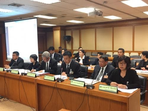 ปลัดกระทรวงฯ เข้าร่วมประชุมกับคณะกรรมาธิการวิสามัญกิจการสภานิติบัญญัติแห่งชาติ 