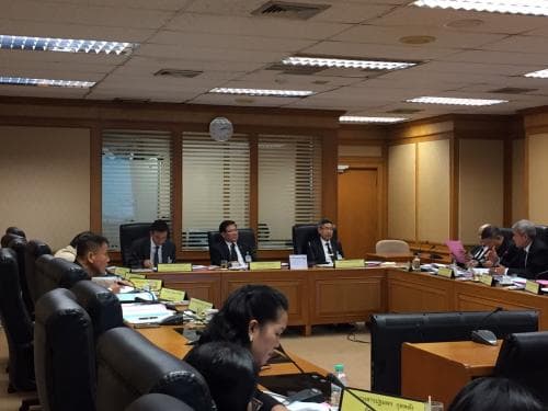 ปลัดกระทรวงฯ เข้าร่วมประชุมคณะกรรมาธิการวิสามัญพิจารณาร่างพ.ร.บ.นโยบายการกีฬาแห่งชาติ พ.ศ. ..... 