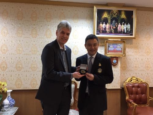 ปลัดกระทรวงฯ บันทึกเทปงานการประกาศรางวัลสุดยอดแห่งวงการกีฬาไทย และงานสัมมนากีฬาของเอเชีย ASIA’S SPORTS INDUSTRY AWARD &amp; CONFERENCE 2017