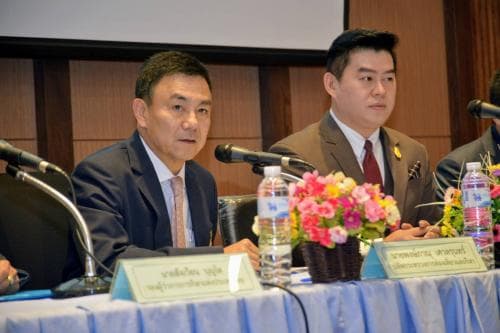ปลัดกระทรวงฯ กล่าวเปิดงานแถลงข่าวการแข่งขันกีฬาฟุตซอลคนหูหนวกชิงแชมป์โลก ครั้งที่ 1 