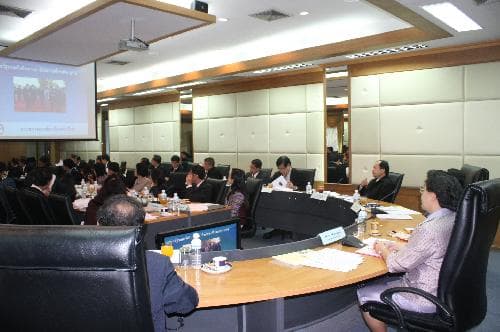 ประชุมผู้บริหารสำนักงานปลัดกระทรวง ครั้งที่ 5/2552 เดือนกุมภาพันธ์ 2552