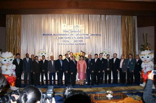 งานแถลงข่าวการจัดการแข่งขันกีฬา 1st ASIAN MARTIAL ARTS GAMES 2009
