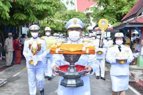 กฐินพระราชทาน กระทรวงการท่องเที่ยวและกีฬา ประจำปี 2563 ณ วัดชนาธิปเฉลิม จังหวัดสตูล