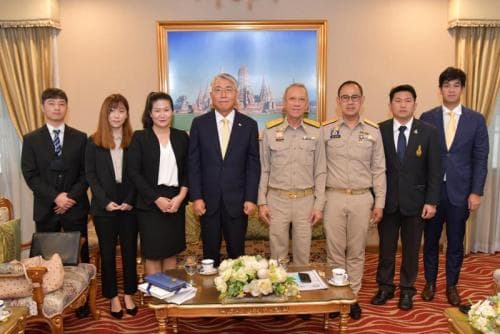 เอกอัครราชทูตวิสามัญผู้มีอำนาจเต็มแห่งสาธารณรัฐเกาหลี ประจำประเทศไทย เข้าเยี่ยมคารวะ ในโอกาสเข้ารับตำแหน่งใหม่
