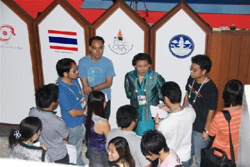 	ให้สัมภาษณ์สื่อมวลชน ในการแข่งขันกีฬาเอเชี่ยนมาร์เชี่ยลอาร์ทเกมส์ ครั้งที่ 1 พ.ศ.2552