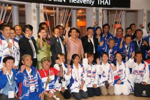 งานเลี้ยงรับรอง เพื่อเป็นเกียรติแก่คณะนักกีฬาอาเซียนพาราเกมส์ ครั้งที่ 5 ณ กรุงกัวลาลัมเปอร์ ประเทศมาเลเซีย 