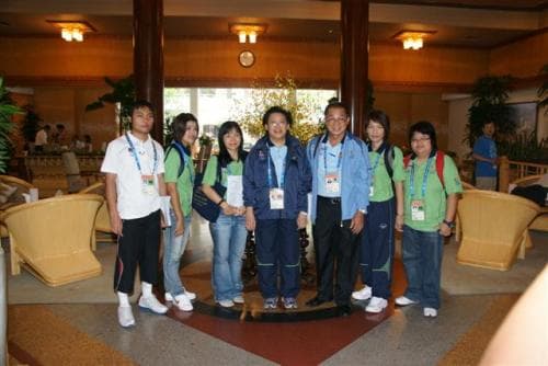 ปลัดกระทรวงการท่องเที่ยวและกีฬา ร่วมให้กำลังใจนักกีฬาไทยที่เข้าร่วมการแข่งขันเอเชี่ยนอินดอร์เกมส์ ครั้งที่ 3 ณ เมืองโฮจิมินท์ ประเทศเวียดนาม 