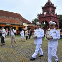 พิธีถวายน้ำสรงพระราชทานและน้ำทิพย์ดอยขะม้อ พระบรมธาตุเจ้าหริภุญชัย ประจำปี 2554 