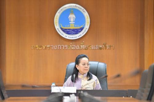 นางสาววันทนา แจ้งประจักษ์ รองปลัดกระทรวงการท่องเที่ยวและกีฬา เป็นประธานการประชุมหารือคณะทำงานด้านการวางแผนและนโยบายการท่องเที่ยว (Planning and Policies)