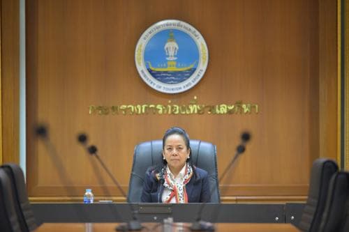 รองปลัดกระทรวงการท่องเที่ยวและกีฬา เป็นประธานการประชุมหารือการจัดงานพิธีถวายผ้าพระกฐินพระราชทาน ประจำปี 2566 ณ ศาลาโรงธรรม วัดท่าโพธิ์ วรวิหาร (พระอารามหลวง) ตำบลท่าวัง อำเภอเมืองนครศรีธรรมราช จังหวัดนครศรีธรรมราช