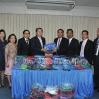 ป.กก. มอบเสื้อกีฬาเพื่อสนับสนุนด้านการกีฬาแก่กรมราชทัณฑ์