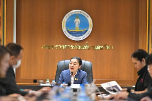 การประชุมมอบนโยบาย จุดเน้น ของกระทรวงการท่องเที่ยวและกีฬา ในการจัดทำคำของบประมาณรายจ่ายประจำปีงบประมาณ พ.ศ. 2567