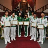 โลตัส นำผู้แทนจากโครงการ "สิบสองเพื่อน รักสุขภาพ" เข้าเยี่ยมคารวะ ป.กก. 