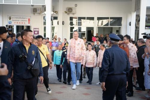 เดินทางถึงด่านศุลกากรเบตง เพื่อติดตามผลการดำเนินงานและแผนโครงการขยายด่านศุลกากรเบตง