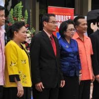 พิธีปล่อยขบวนสายตรวจช่วยนักท่องเที่ยวช่วงเทศกาลสงกรานต์ 2556 