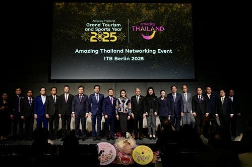นายกรัฐมนตรีร่วมเวทีท่องเที่ยวโลก ITB Berlin 2025 เปิดมิติใหม่ทางการตลาด ชูเมืองน่าเที่ยว 18 จังหวัด สร้าง Grand Moment ดึงนักท่องเที่ยวโตตามเป้า 3.5 ล้านล้านบาท