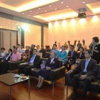 	แถลงข่าวการแข่งขันไตรกีฬาสามเหลี่ยมทองคำ (Golden Triangle International Triathlon Thailand 2014)