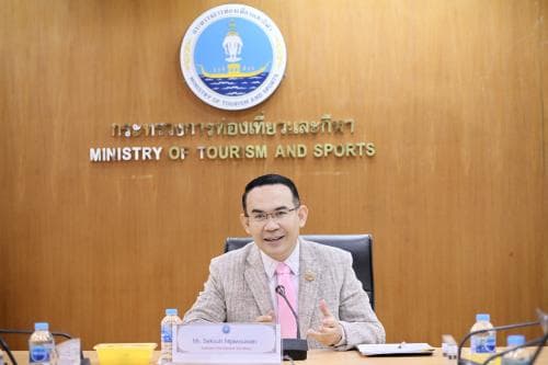 การประชุมหารือระหว่างบริษัท อโกด้า เซอร์วิสเซส จำกัด และผู้ช่วยปลัดกระทรวงการท่องเที่ยวและกีฬา