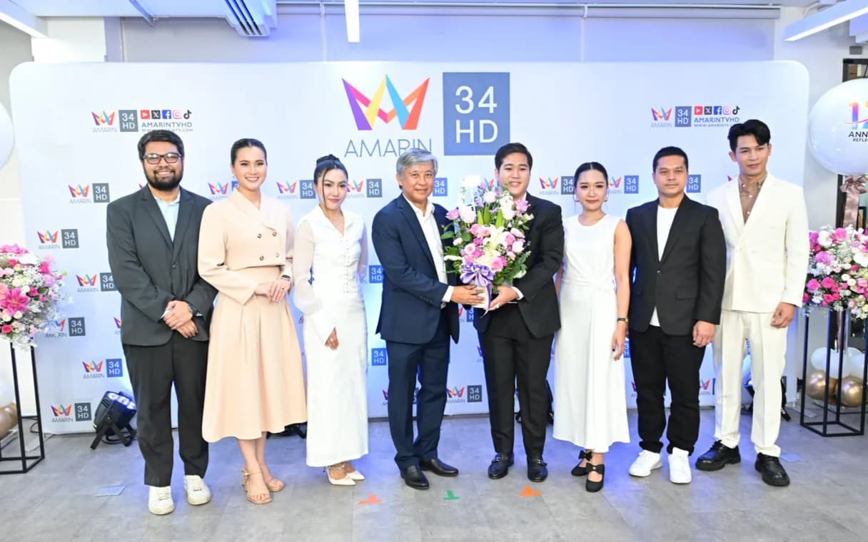 ก.ท่องเที่ยวฯ ร่วมยินดี “อมรินทร์ทีวี HD ช่อง 34” ครบรอบ 12 ปี