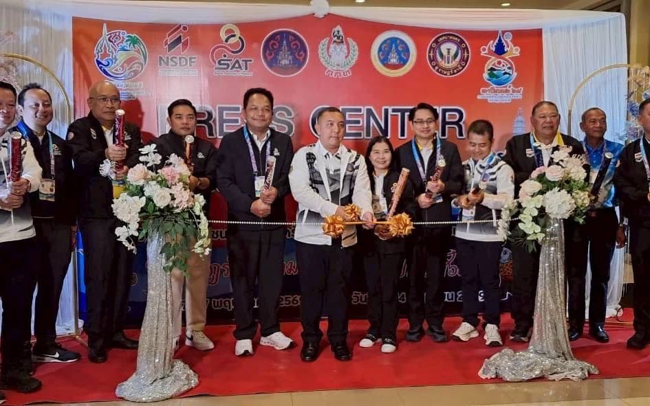 รองปลัดกระทรวงการท่องเที่ยวและกีฬา เยี่ยมชมและให้กำลังใจนักกีฬา ในการแข่งขันกีฬาเยาวชนแห่งชาติ ครั้งที่ 41 “สุราษฎร์ธานีเกมส์”