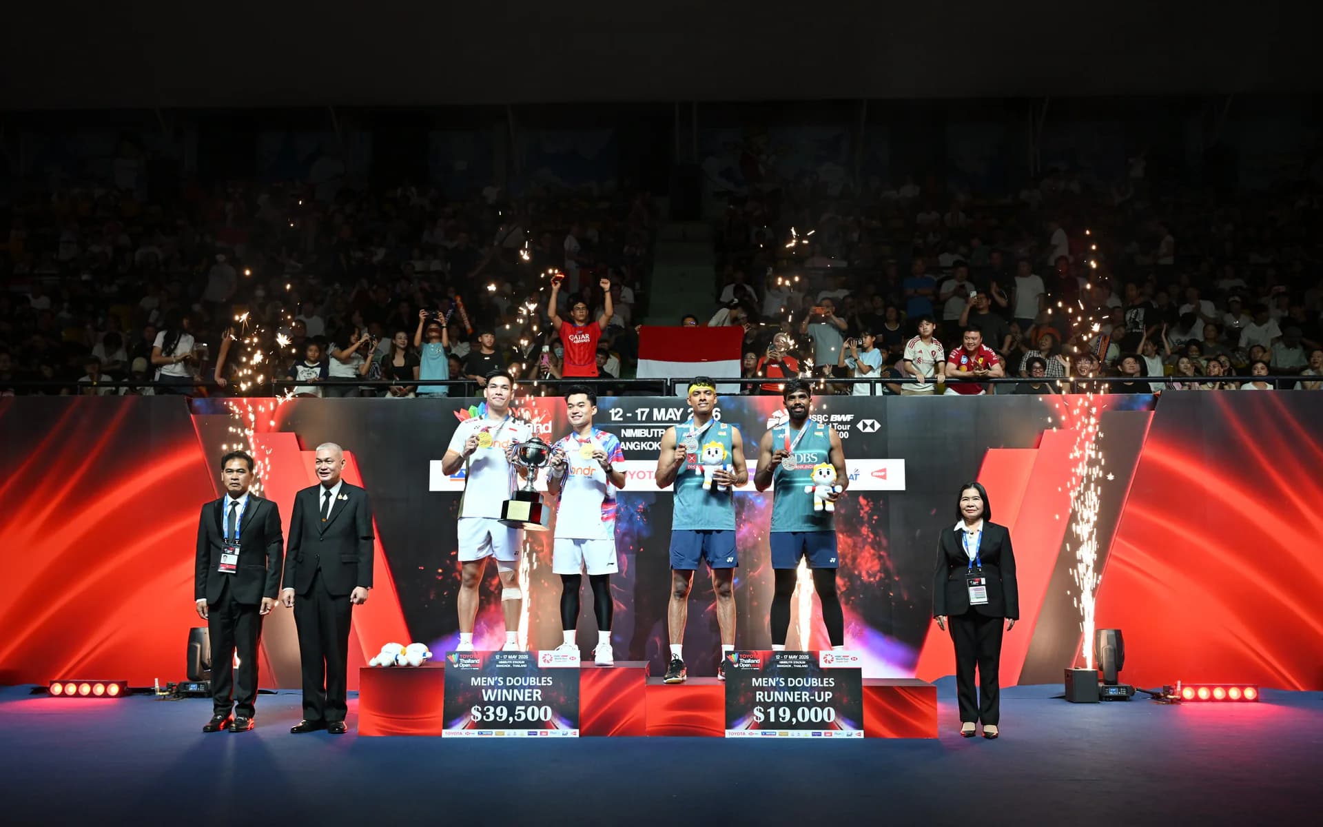 ”รองปลัดฯ วนิดา“ ร่วมยินดีและมอบรางวัล ในศึกแบดมินตันระดับโลก "TOYOTA Thailand Open 2026"
