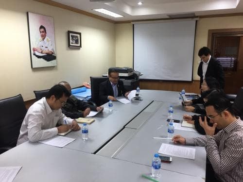 การประชุมหารือเพื่อเพิ่มระดับคุณธรรมและความโปร่งใสการดำเนินงานของกระทรวงการท่องเที่ยวและกีฬา ประจำปีงบประมาณ 2561