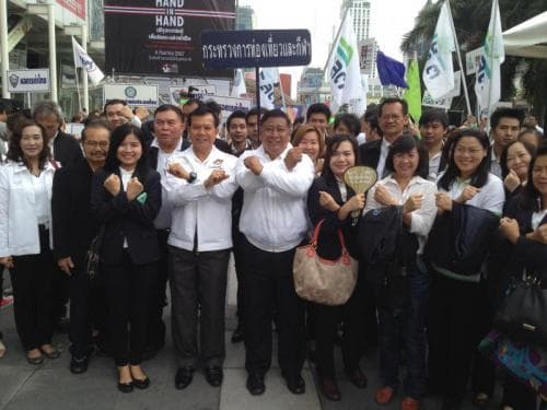 ร่วมงาน "วันต่อต้านการคอร์รัปชั่น Hand in Hand"
