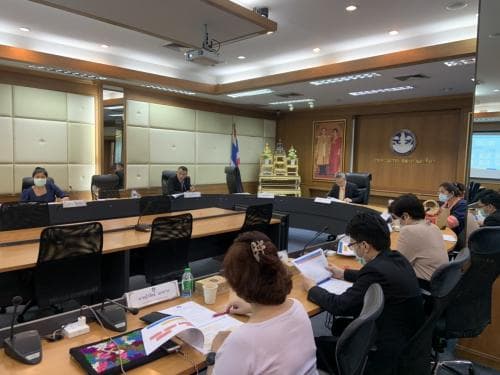 การประชุมคณะทำงานปรับปรุงโครงสร้างและอำนาจหน้าที่ของสำนักงานปลัดกระทรวงการท่องเที่ยวและกีฬา