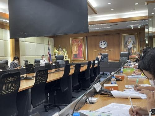 การประชุมการปรับปรุงโครงสร้างการแบ่งส่วนราชการภายในสำนักงานปลัดกระทรวงการท่องเที่ยวและกีฬา