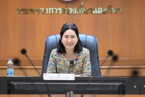 การประชุมชี้แจงการปรับปรุงโครงสร้างการแบ่งงานของหน่วยงานภายในสำนักงานปลัดกระทรวงการท่องเที่ยวและกีฬา