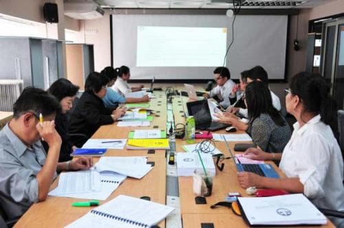 ประชุมคณะกรรมการจ้างที่ปรึกษา โครงการจัดทำแผนแม่บทเทคโนโลยีสารสนเทศและการสื่อสารของกระทรวงการท่องเที่ยวและกีฬา พ.ศ.๒๕๕๘-๒๕๖๒ ครั้งที่ ๒/๒๕๕๗