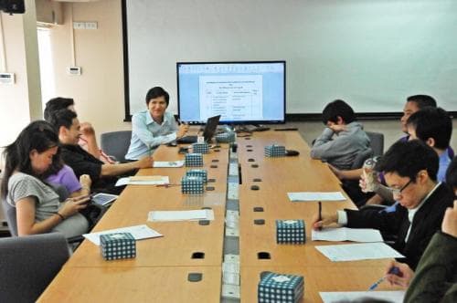 การประชุมทบทวนข้อมูลในระบบฐานข้อมูลที่สนับสนุนภารกิจหลักของหน่วยงานที่เชื่อมโยงกับศูนย์ปฏิบัติการระดับกระทรวง (MOC)