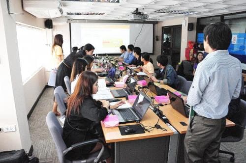 การจัดฝึกอบรมหลักสูตรบริหารจัดการเว็บไซต์ (Easy Web Time)