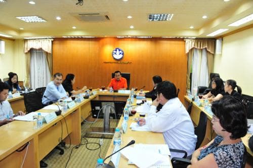 ประชุมทบทวนและปรับปรุงระบบฐานข้อมูลของสำนักงานปลัดกระทรวงการท่องเที่ยวและกีฬา เพื่อดำเนินการตามโครงการจัดทำระบบฐานข้อมูลผลการดำเนินงานตามแผนยุทธศาสตร์และแผนปฏิบัติราชการ ประจำปีงบประมาณ พ.ศ.๒๕๕๗