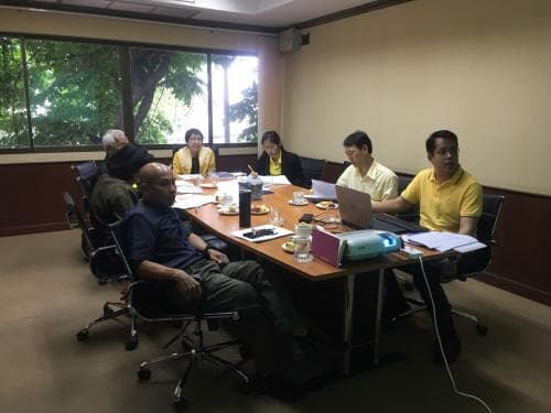 การประชุมหารือเรื่องแนวทางปฏฺิบัติการจัดกิจกรรมวิ่งประเภทถนน