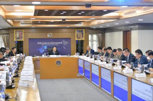 การประชุมคณะกรรมการนโยบายการกีฬาแห่งชาติ ครั้งที่ 2/2563 ณ ห้องประชุมวิจิตรวาทการ ชั้น 3 อาคารสำนักงานสภาความมั่นคงแห่งชาติ (สมช.) ทำเนียบรัฐบาล