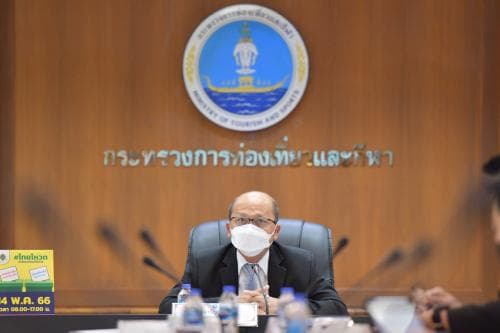 การประชุมคณะอนุกรรมการประเด็นการพัฒนาที่ 5 การส่งเสริมและสนับสนุนการพัฒนาอุตสาหกรรมการกีฬา ครั้งที่ 1/2566 โดยมี คณะผู้บริหารกระทรวงการท่องเที่ยวและกีฬา และคณะผู้แทนจากหน่วยงานที่เกี่ยวข้อง เข้าร่วมประชุม ณ ห้องประชุม 1 ชั้น 2 กระทรวงการท่องเที่ยวและกีฬา