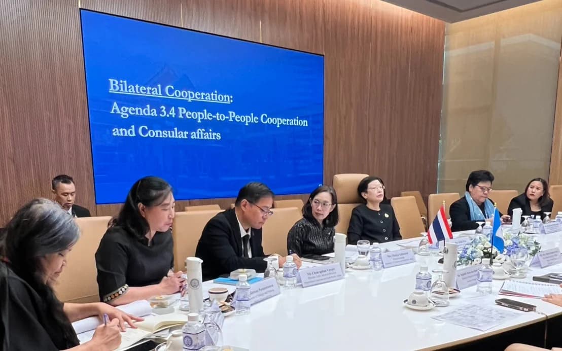 กระทรวงการท่องเที่ยวและกีฬาเข้าร่วมการประชุมหารือทางการเมืองไทย–กัวเตมาลา ครั้งที่ 1 เดินหน้าขยายความร่วมมือด้านการท่องเที่ยวและกีฬา