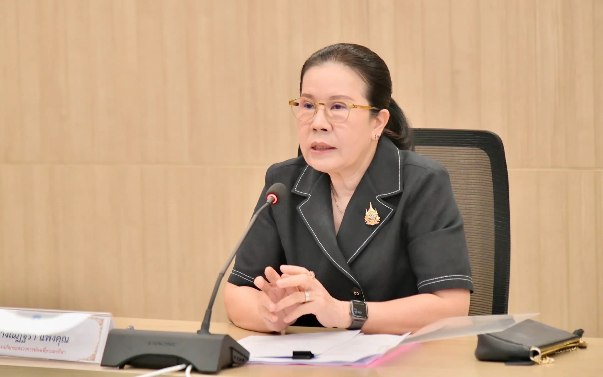รองปลัดกระทรวงการท่องเที่ยวและกีฬาเป็นประธานประชุมเตรียมความพร้อมการประชุมคณะทำงานด้านการท่องเที่ยวไทย–มาเลเซีย ครั้งที่ 2