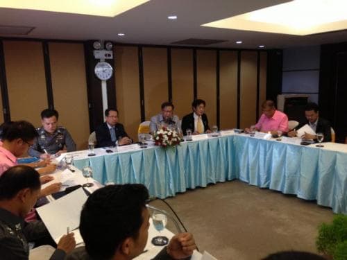 ประชุมการบูรณาการแผนรักษาความปลอดภัยและช่วยเหลือนักท่องเที่ยวจังหวัดชลบุรี